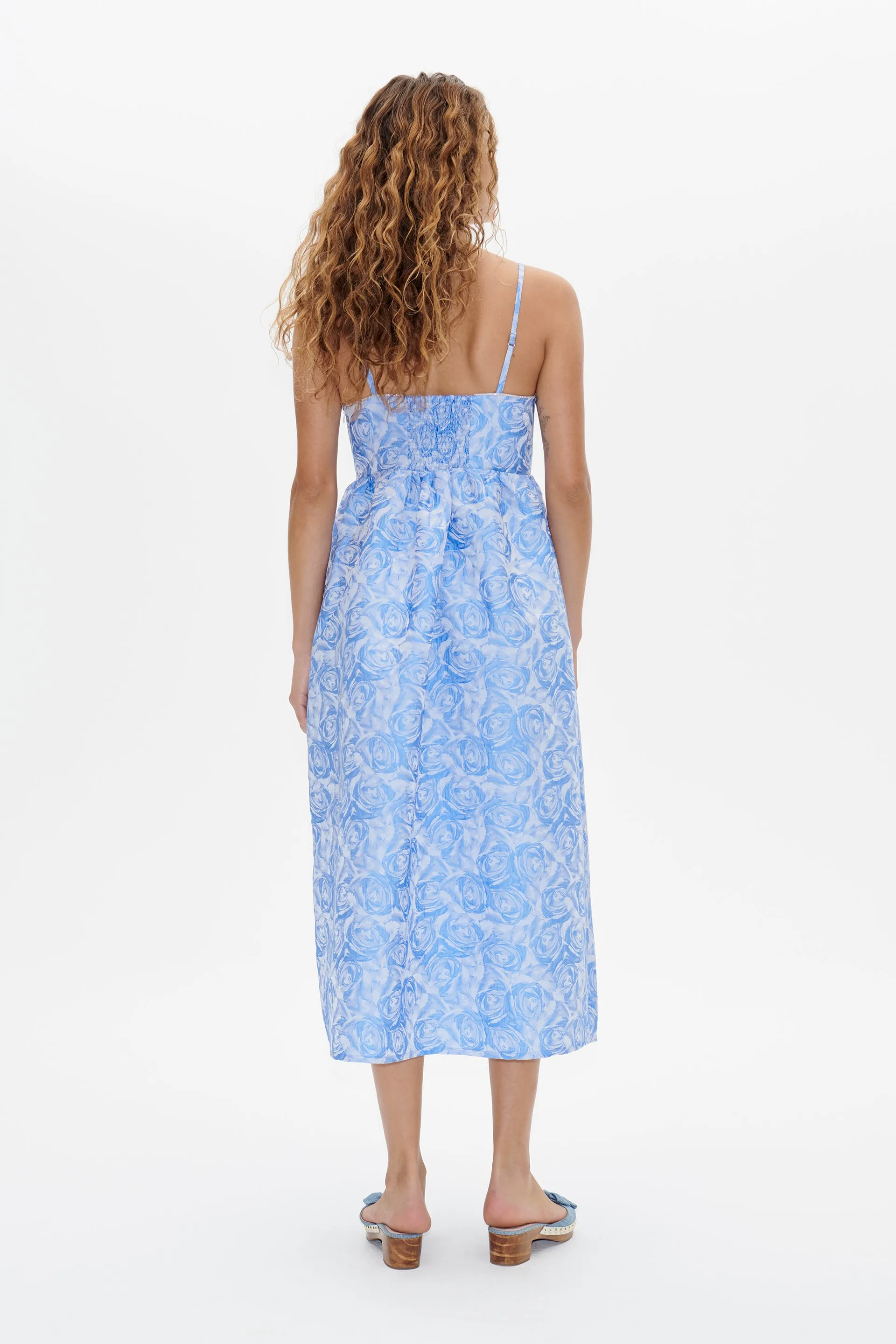 ALVINA |  Blue Rose Jacquard