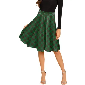 Anstruther Tartan Melete Pleated Midi Skirt