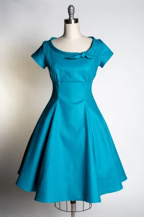 Beverly Dress- Lynette, Ocean