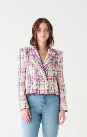 Dex Georgina Double Breasted Textured Jacket