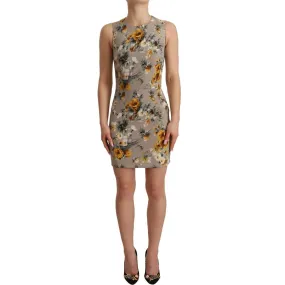 Dolce & Gabbana Elegant Floral Sheath Mini Dress