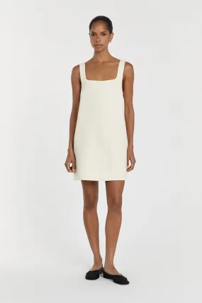 ROSA CREAM SHIFT MINI DRESS