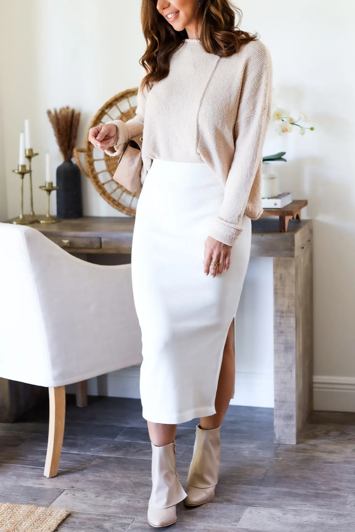 The Ashley Midi Skirt