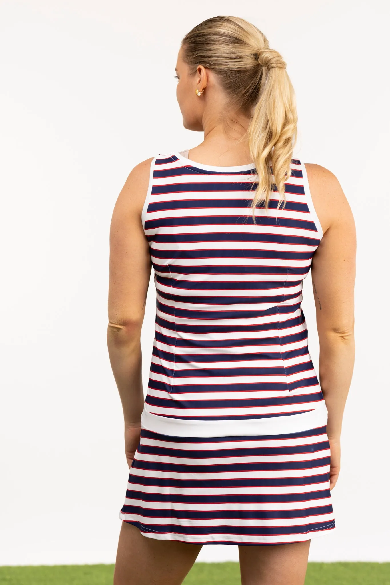 The Cameron Dress - Camp Stripe